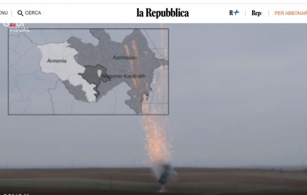 İtaliyanın nüfuzlu “la Repubblica” qəzeti ermənilərin Füzulidə törətdikləri vəhşiliklərdən bəhs edən videreportaj yayıb