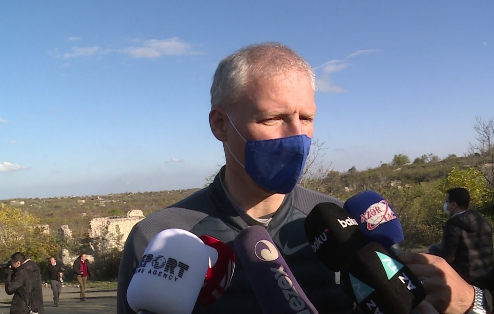 Kestutis Yankauskas: Füzulidəki dağıntıları gözlərimizlə gördük