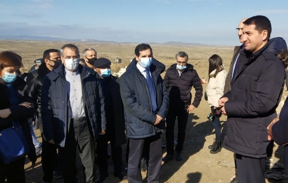 Representatives of diplomatic corps in Azerbaijan visit Fuzuli district to see atrocities committed by Armenian army