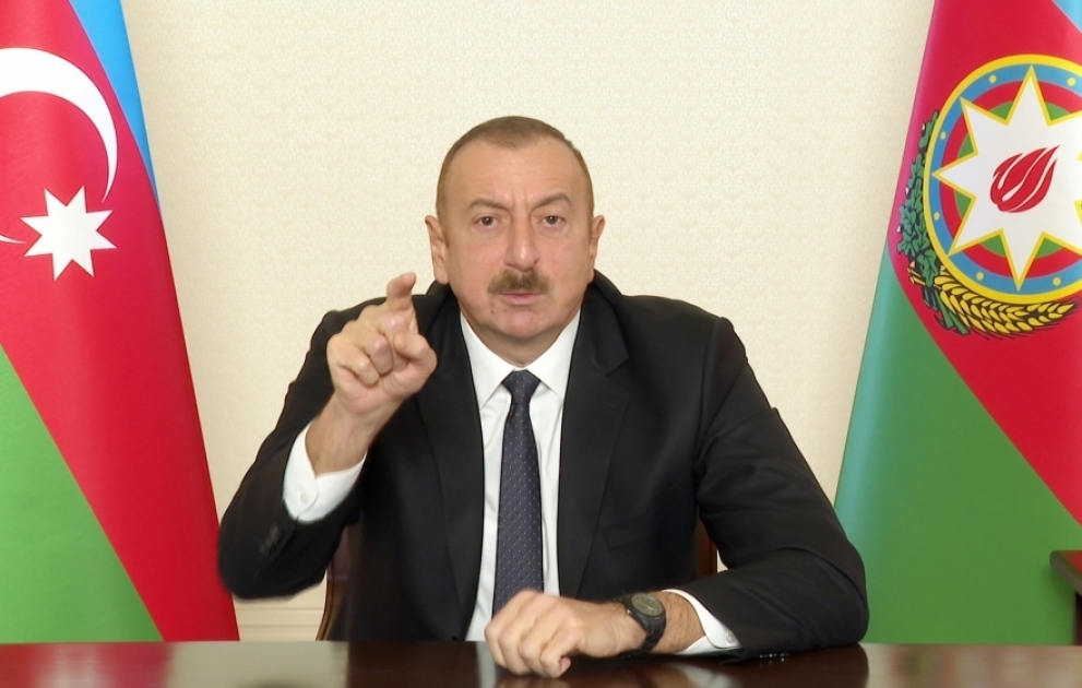 Prezident: Bütövlükdə torpaqlarımızın işğal altına düşməsində əsas günahkar Azərbaycan Xalq Cəbhəsidir