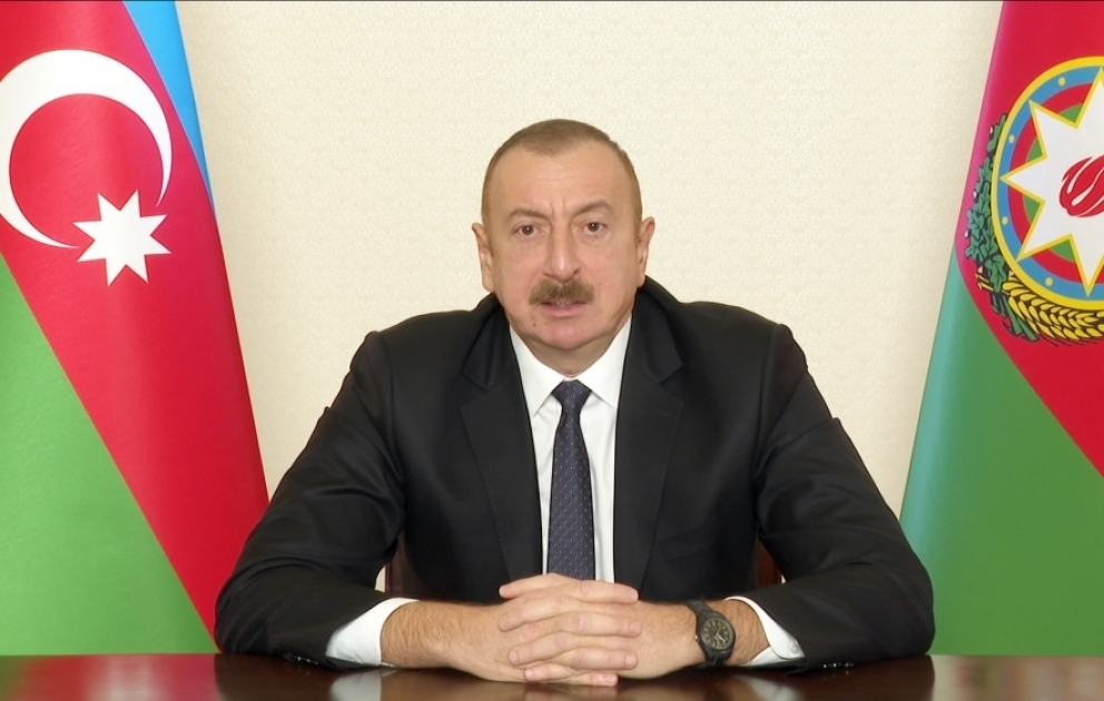 Le président azerbaïdjanais Ilham Aliyev s’est adressé à la nation