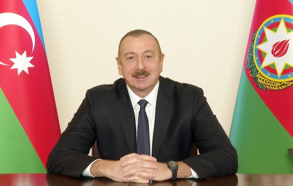 President Ilham Aliyev congratulates Azerbaijani people on liberation of Kalbajar from occupation