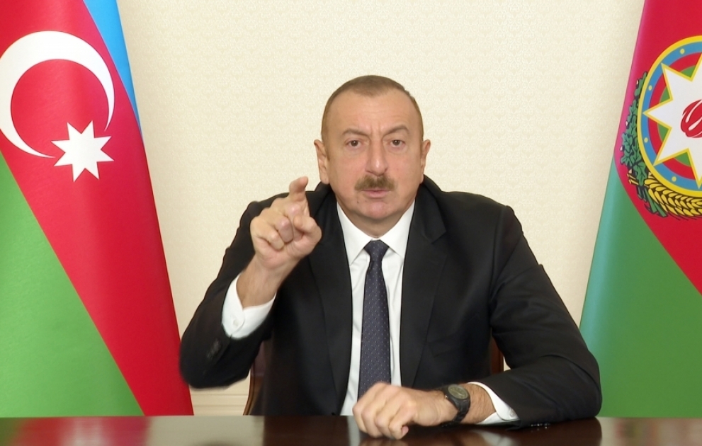 Президент: В целом, Народный фронт Азербайджана – основной виновник оккупации наших земель
