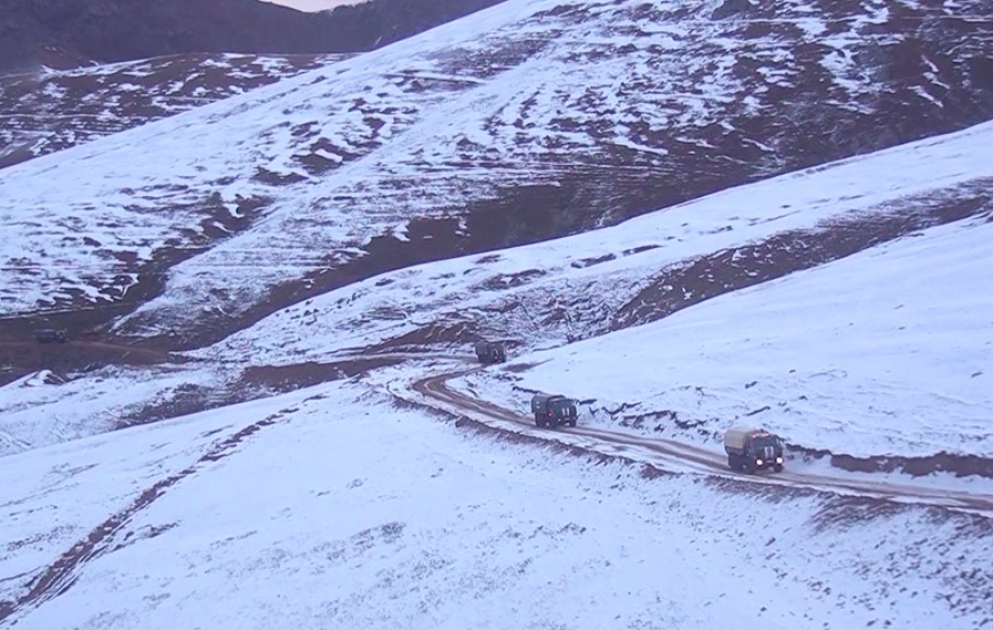 Another video of the entry of our units to the Kalbajar region