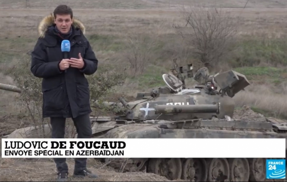 “France-24” kanalı Füzulidən reportaj hazırlayıb