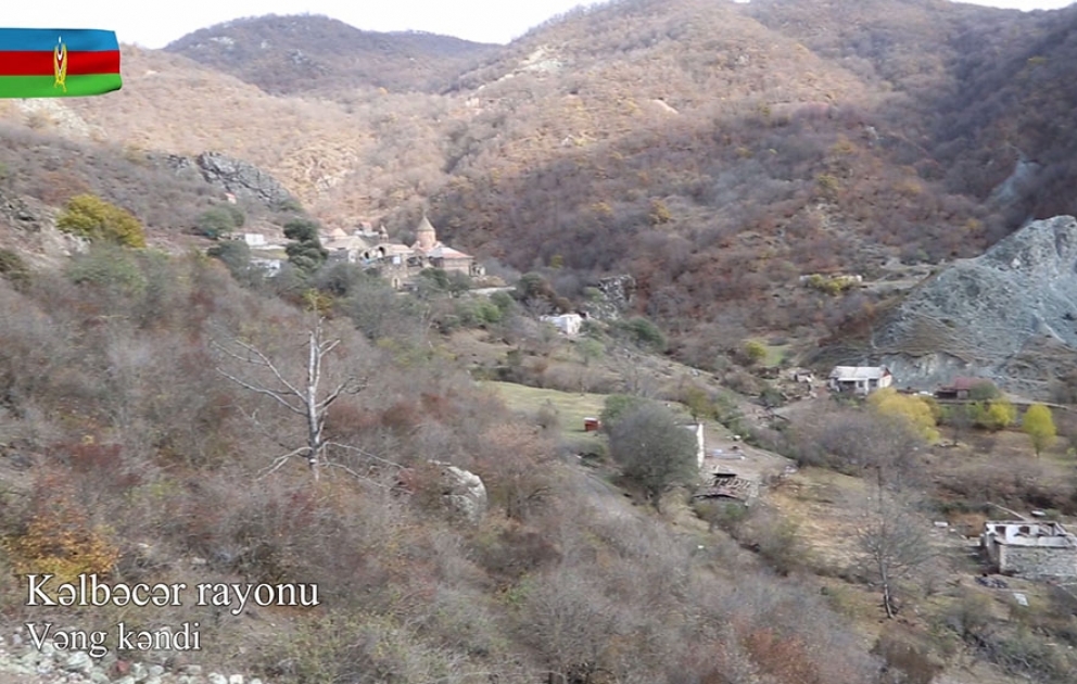 Video footage of the Vang village of Kalbajar region