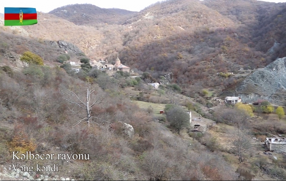 Le ministère de la Défense diffuse une vidéo du village de Veng de la région de Kelbedjer