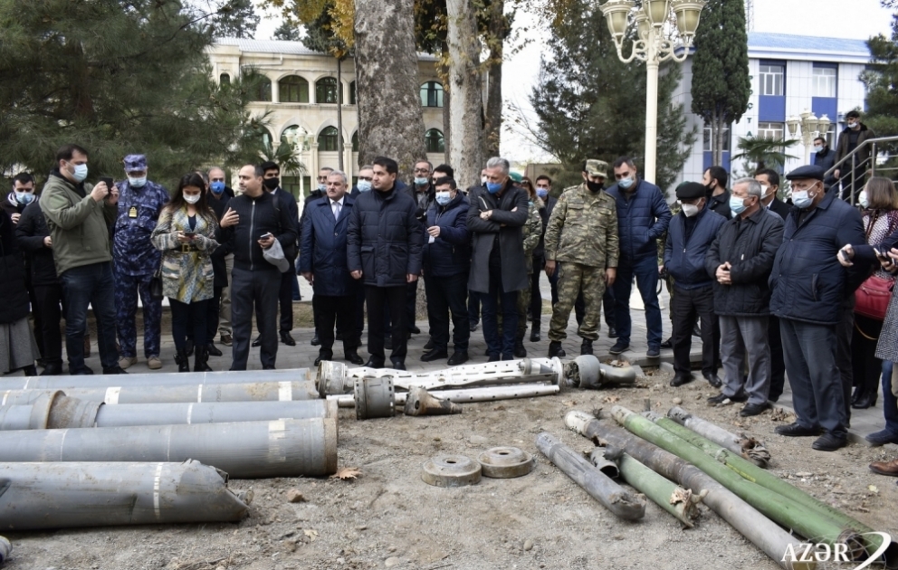 Representatives of diplomatic corps in Azerbaijan visit Tartar district to see war crimes committed by Armenia