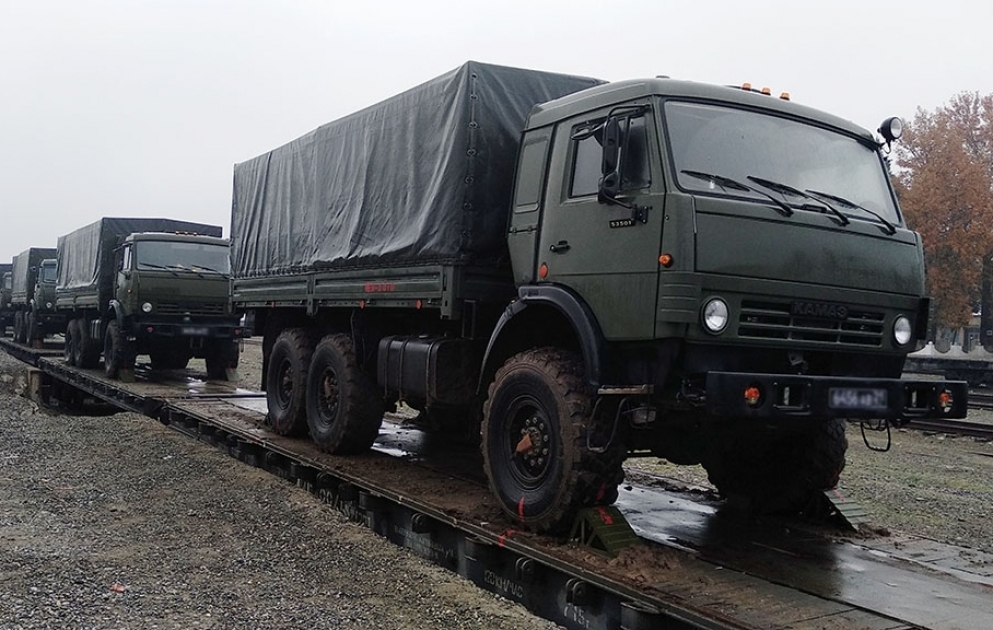 The other logistic support assets for the peacekeeping contingent were delivered