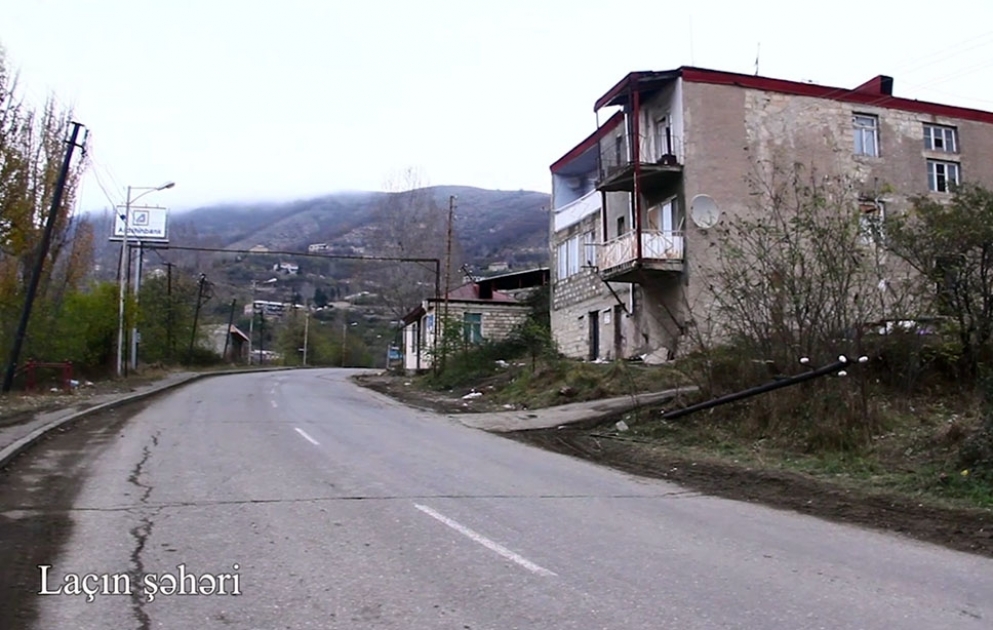 Une vidéo de la ville de Latchine diffusée