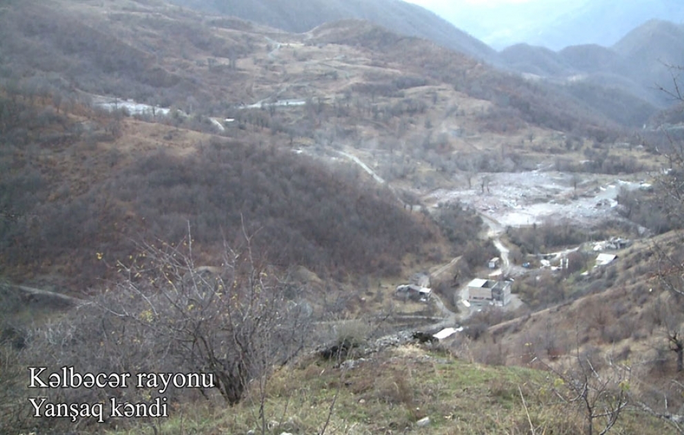 Video footage of the Yanshag village of Kalbajar region