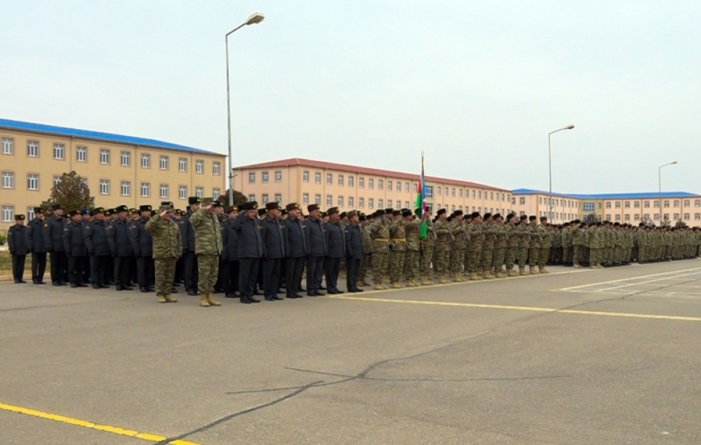 Vətən müharibəsi şəhidlərinin əziz xatirəsi Naxçıvan Qarnizonu Qoşunlarında da yad edilib
