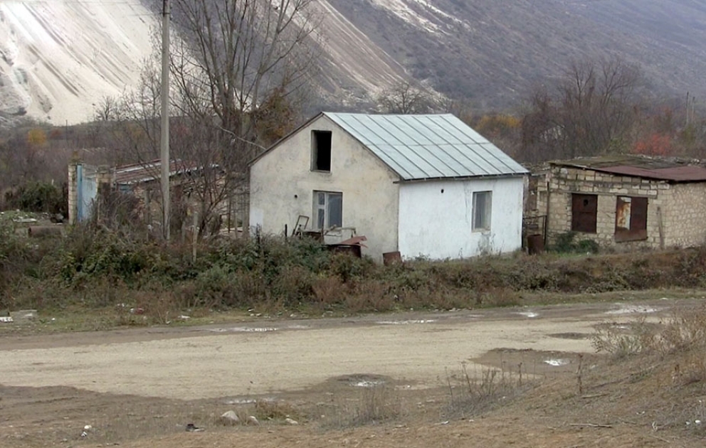 Video footage of the Khyzyl Kangarli village of Aghdam region