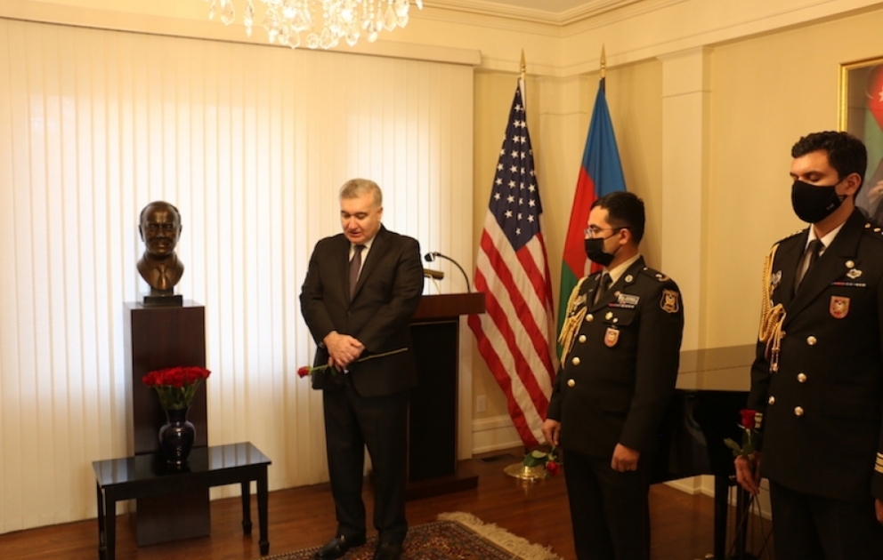National leader Heydar Aliyev commemorated in Washington