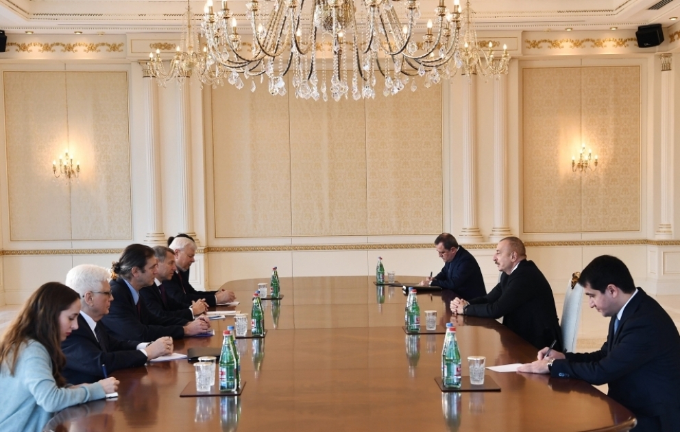 President Ilham Aliyev received OSCE Minsk Group co-chairs from France and U.S.