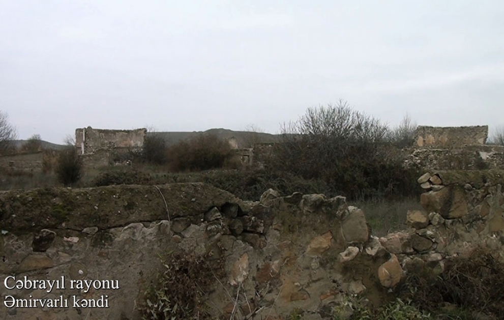 Video coverage of the Amirvarli village of Jabrayil region