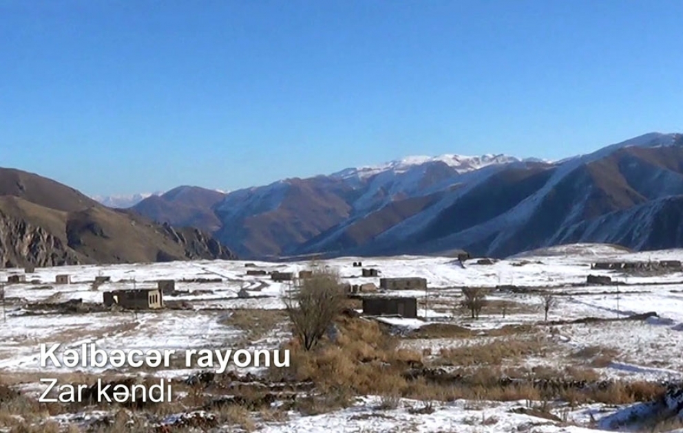 Video coverage of the Zar village of Kalbajar region