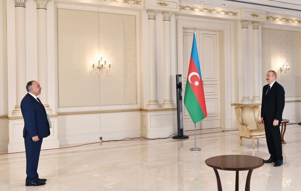 President Ilham Aliyev received credentials of incoming Afghan ambassador