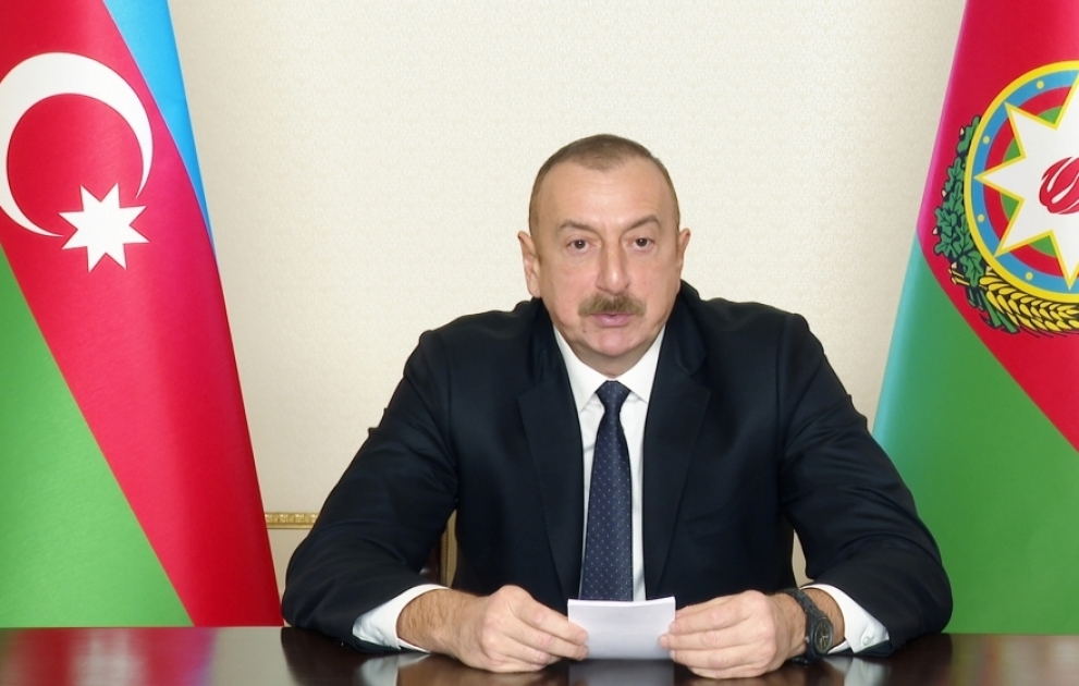 Президент Ильхам Алиев принял участие в заседании Совета глав государств СНГ в формате видеоконференции