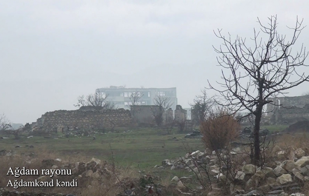 Le ministère de la Défense diffuse une vidéo du village d'Aghdamkend