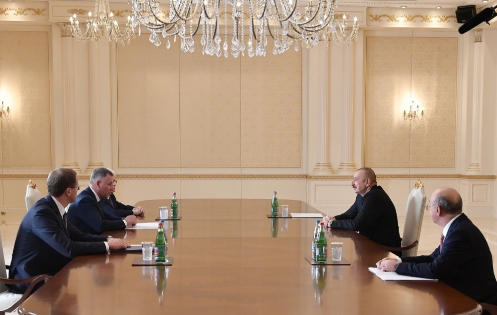 President Ilham Aliyev received Russian minister of emergencies