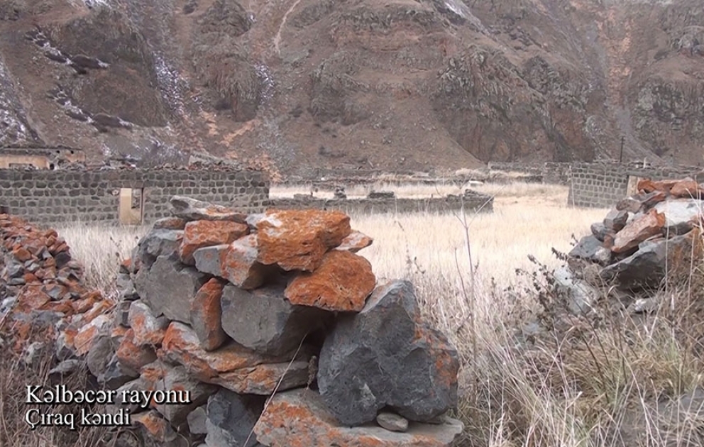 Video footage of the Chirag village of the Kalbajar region