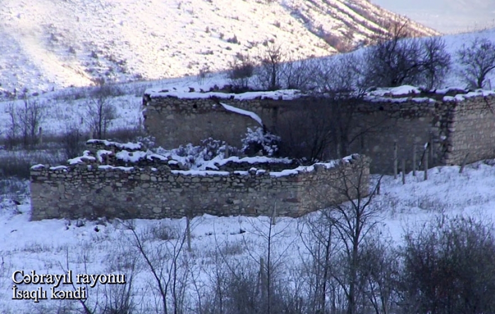 Video footage of the Isagli village of the Jabrayil region