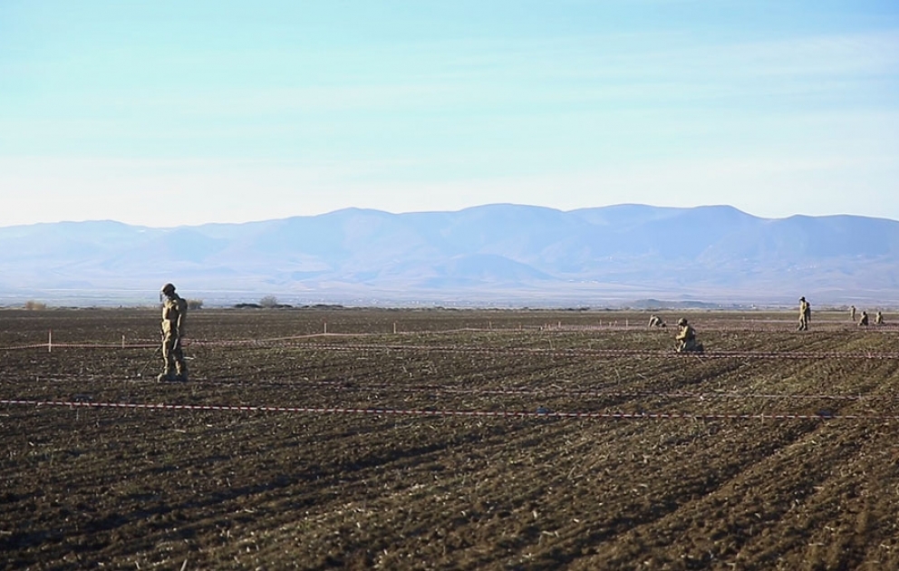 Azerbaijani and Turkish military sappers fulfill engineering support tasks