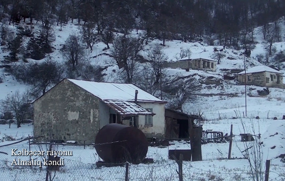 Kəlbəcər rayonunun Almalıq kəndindən videogörüntülər