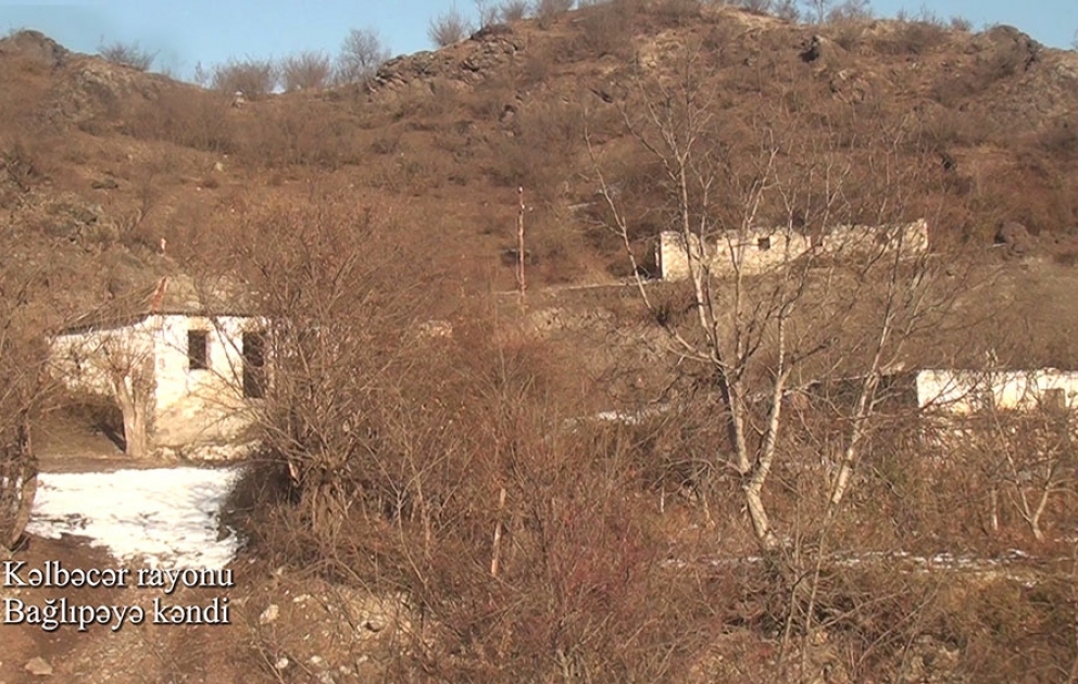 Video footage of the Baghlipeye village of the Kalbajar region