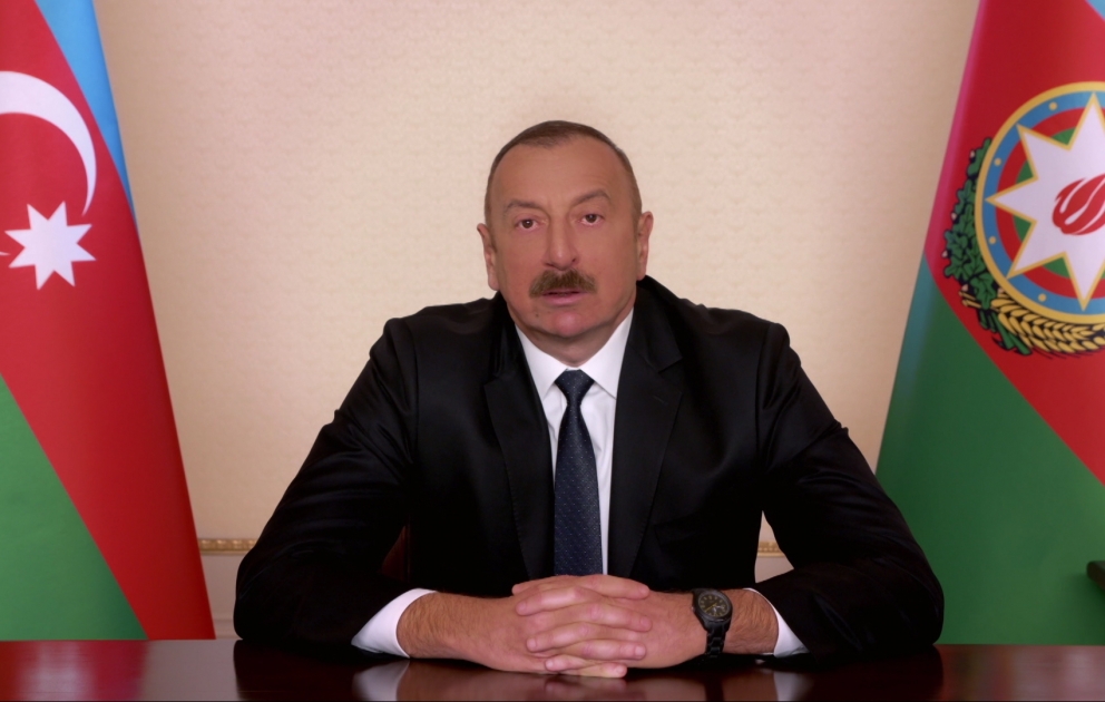 Address of President of the Republic of Azerbaijan Ilham Aliyev
