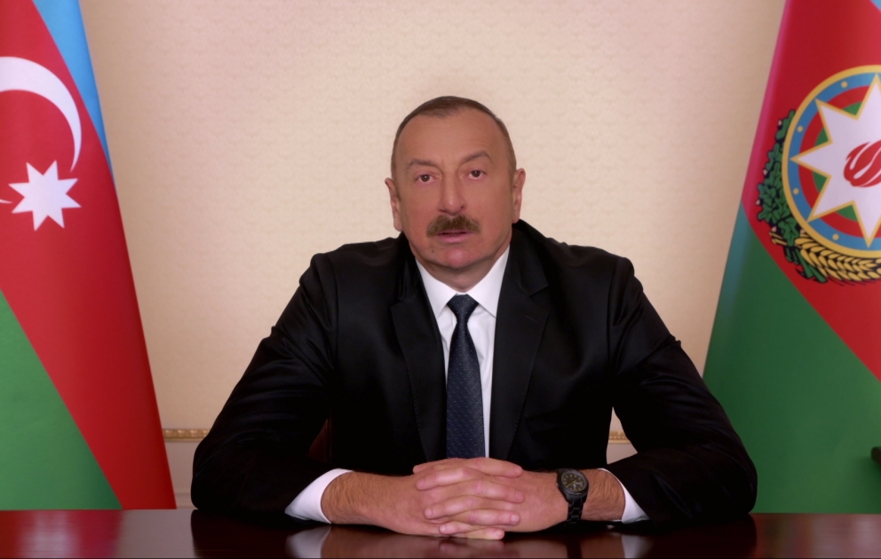 Appell des Präsidenten der Republik Aserbaidschan Ilham Aliyev