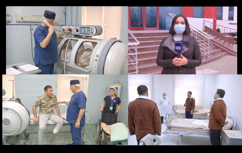 Vətən müharibəsində yaralanan hərbiçilər belə müalicə alır