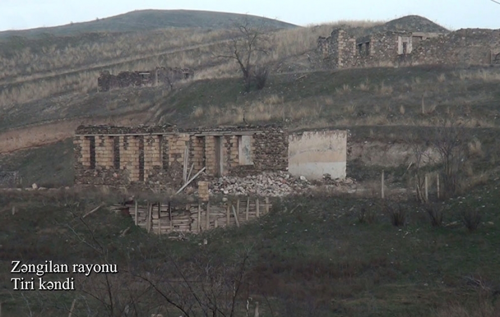 Zəngilan rayonunun Tiri kəndindən videogörüntülər