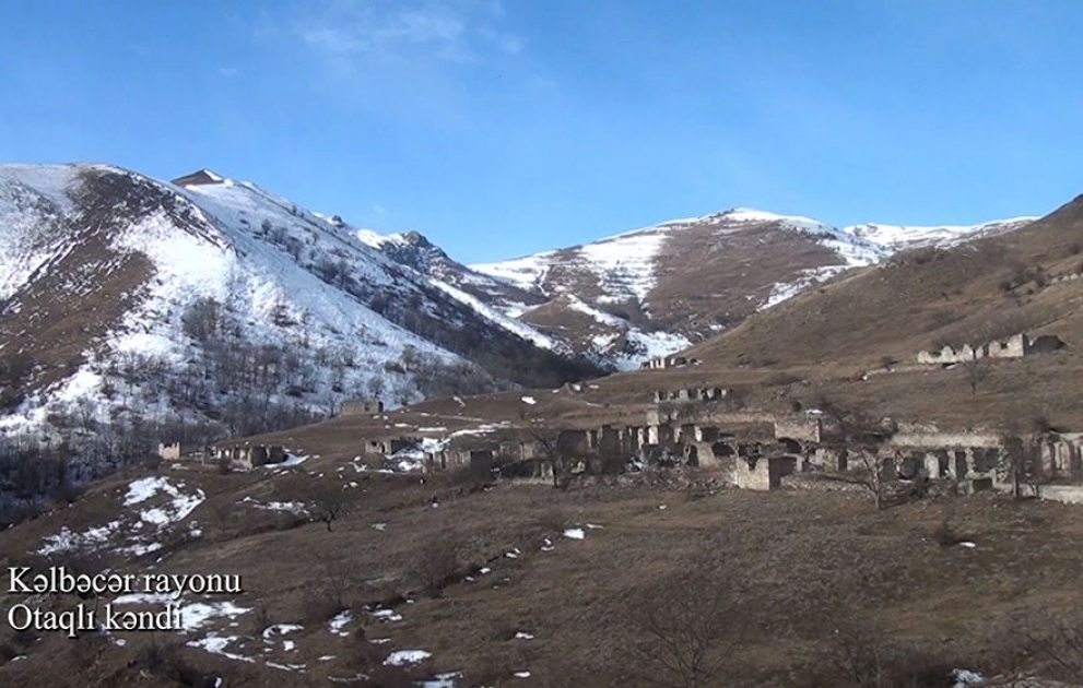 Video footage of the Otagli village of the Kalbajar region