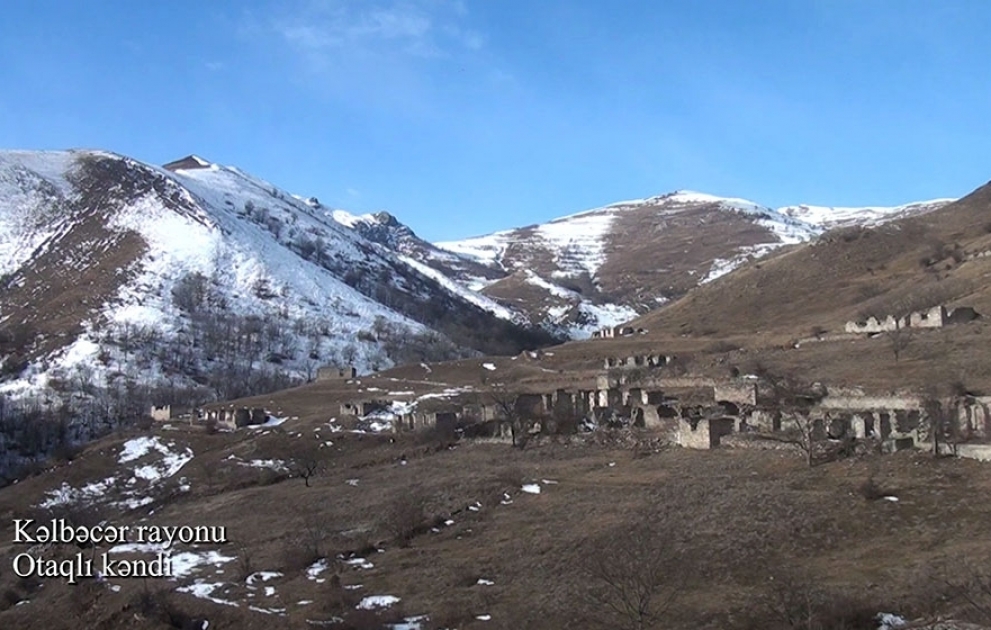 Une vidéo du village d’Otagly de la région de Kelbedjer a été diffusée