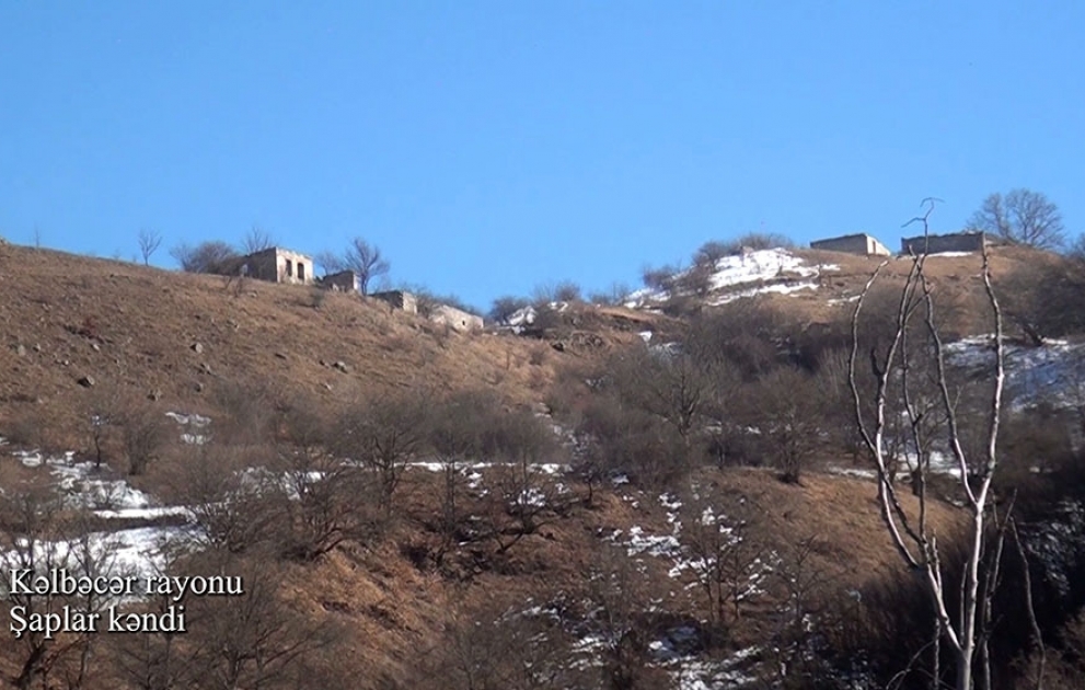 Video footage of the Shaplar village of the Kalbajar region