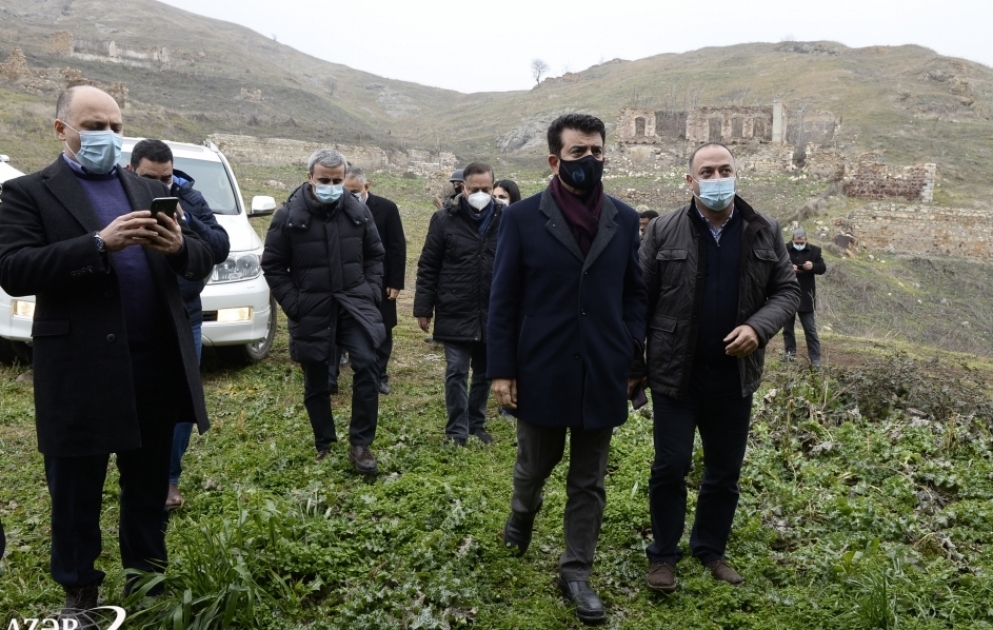 La délégation de l’ICESCO a visité la région de Fuzouli, libérée de l’occupation