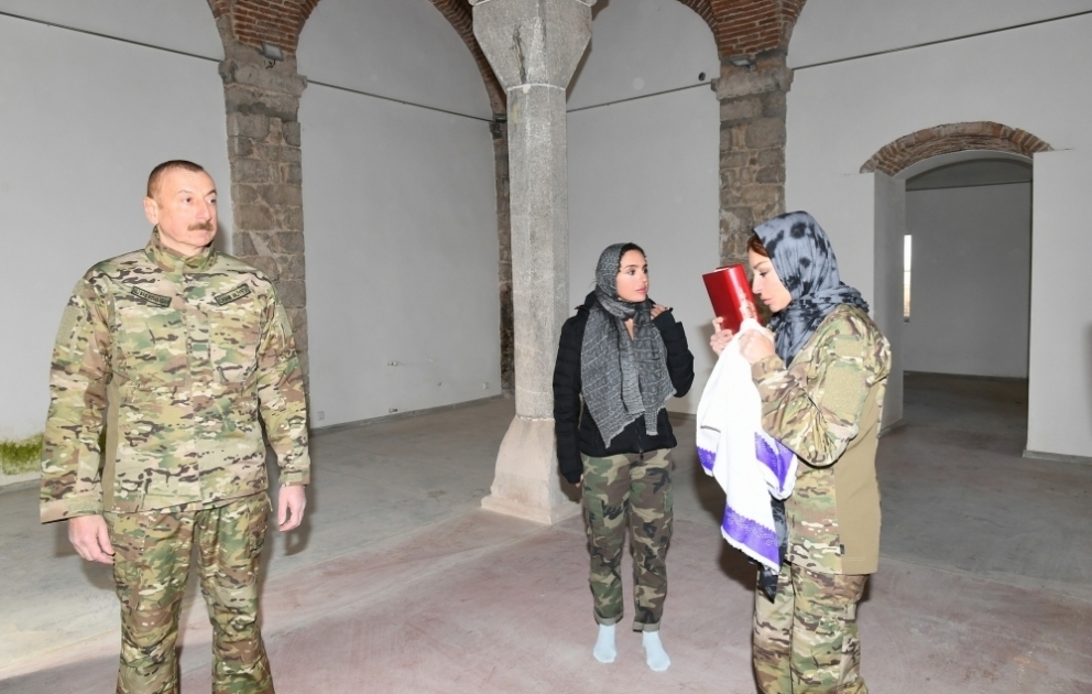 First Vice-President Mehriban Aliyeva: I am very happy to be in our liberated ancient city of Shusha