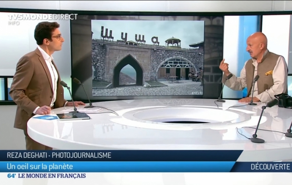 Реза Дегати в эфире французского телеканала TV5MONDE рассказал о зверствах армян и мультикультурализме в Азербайджане