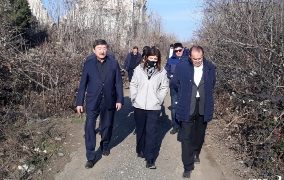TÜRKSOY-un, Türk Şurasının, Beynəlxalq Türk Mədəniyyəti və İrsi Fondunun nümayəndə heyəti Füzuli rayonuna səfər edib