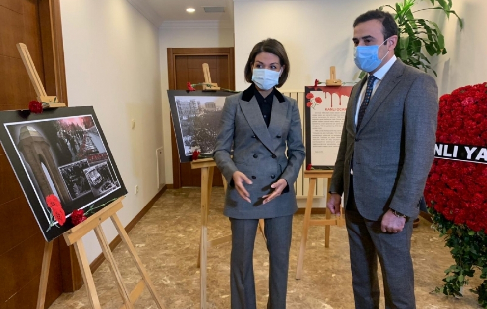İstanbulda 20 Yanvar faciəsinin ildönümü ilə əlaqədar anım mərasimi keçirilib