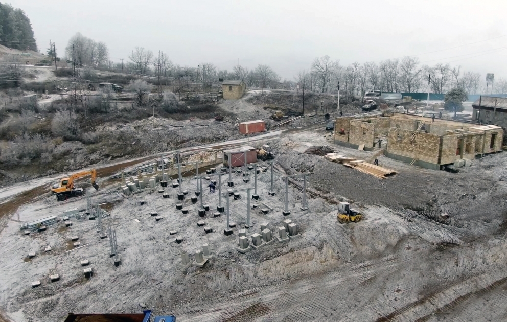 In Schuscha wird neues Umspannwerk gebaut