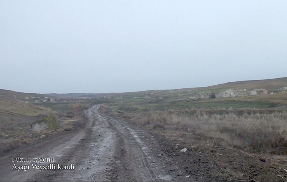 Video footage of the Ashaghi Veysalli village of the Fuzuli region