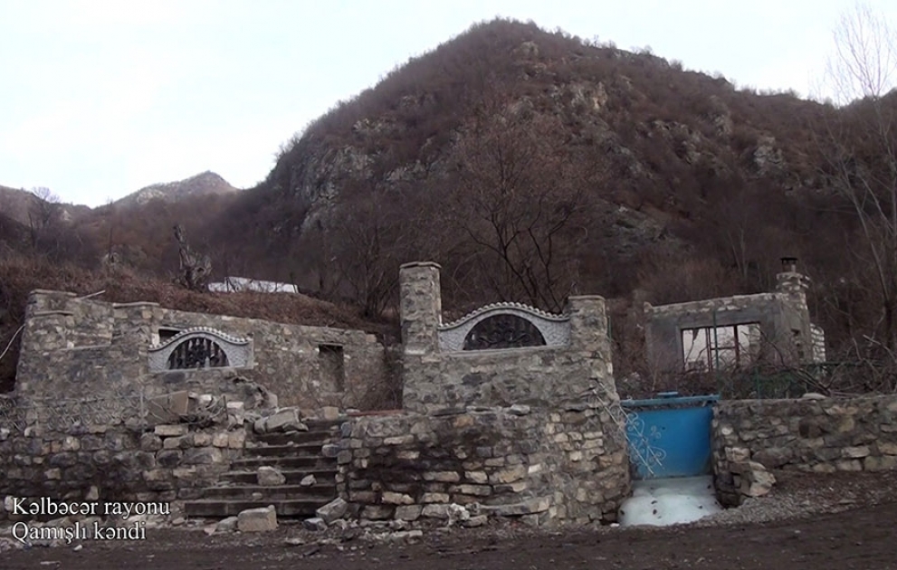Une vidéo du village de Gamychly de la région de Kelbedjer a été diffusée
