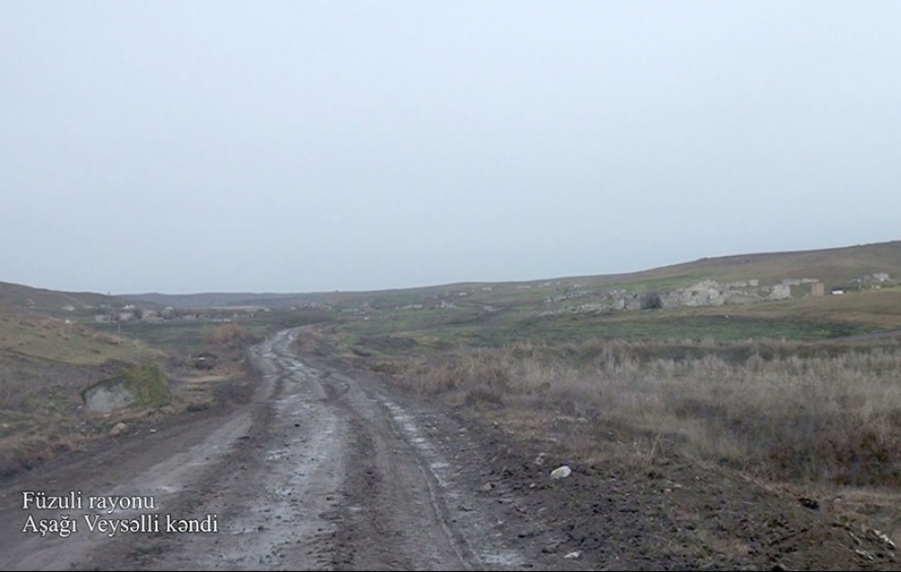 Une vidéo du village d'Achaghy Veyselli de la région de Fuzouli a été diffusée
