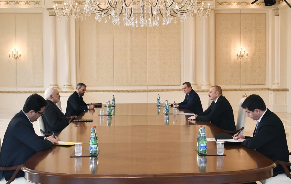 Prezident İlham Əliyev İranın xarici işlər nazirini qəbul edib