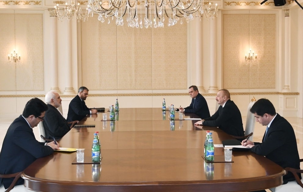 Prezident İlham Əliyev İranın xarici işlər nazirini qəbul edib