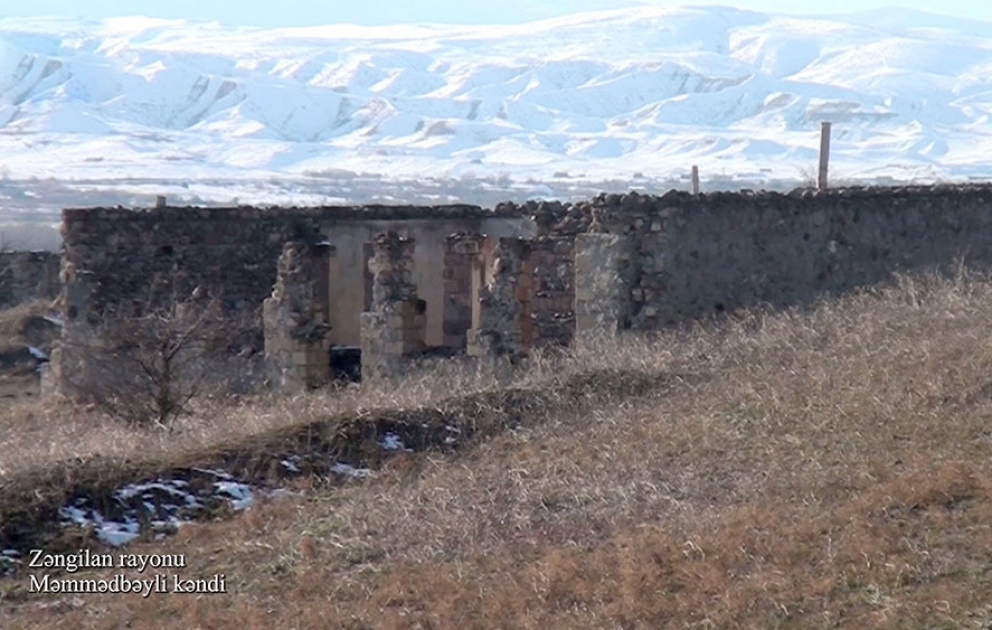 Une vidéo du village de Mammadbeyli de la région de Zenguilan a été diffusée