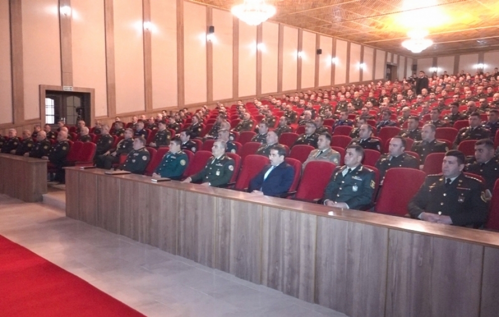 Naxçıvan Qarnizonu Qoşunlarında 2020-ci tədris ilinin nəticələri ilə bağlı yekun müşavirə keçirilib